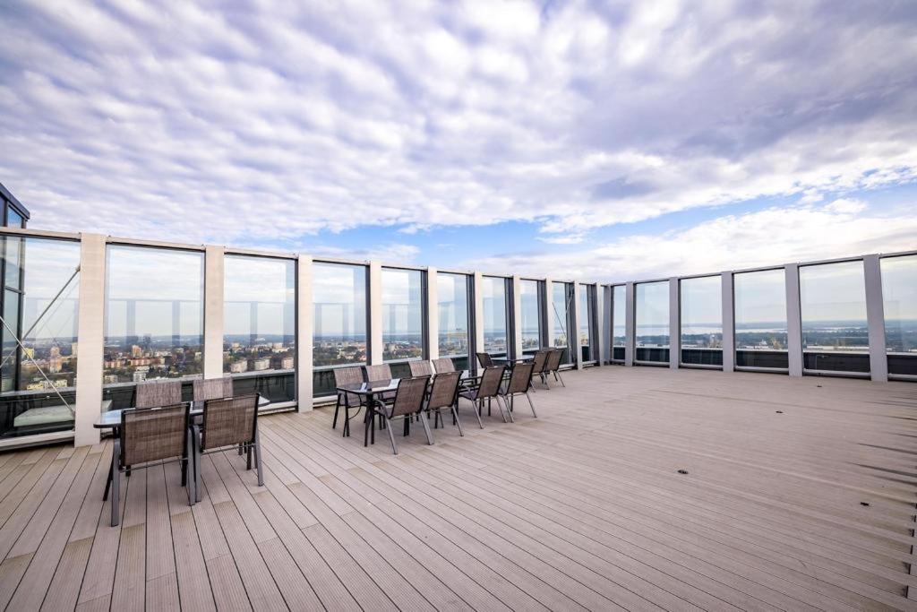 Hanza Tower Lux Sauna&Pool Estetino Exterior foto